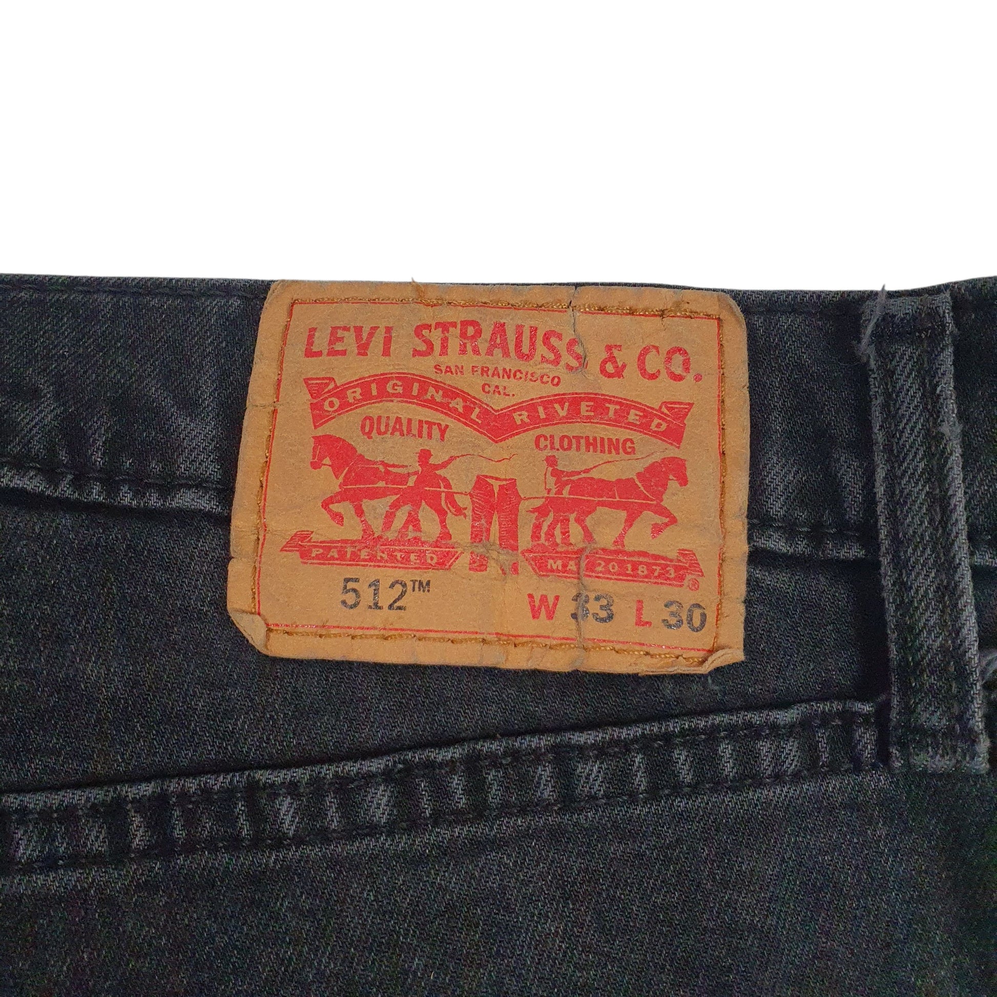 Mens Black Levis   Jeans