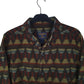Mens Green Woolrich Aztec  Shirt