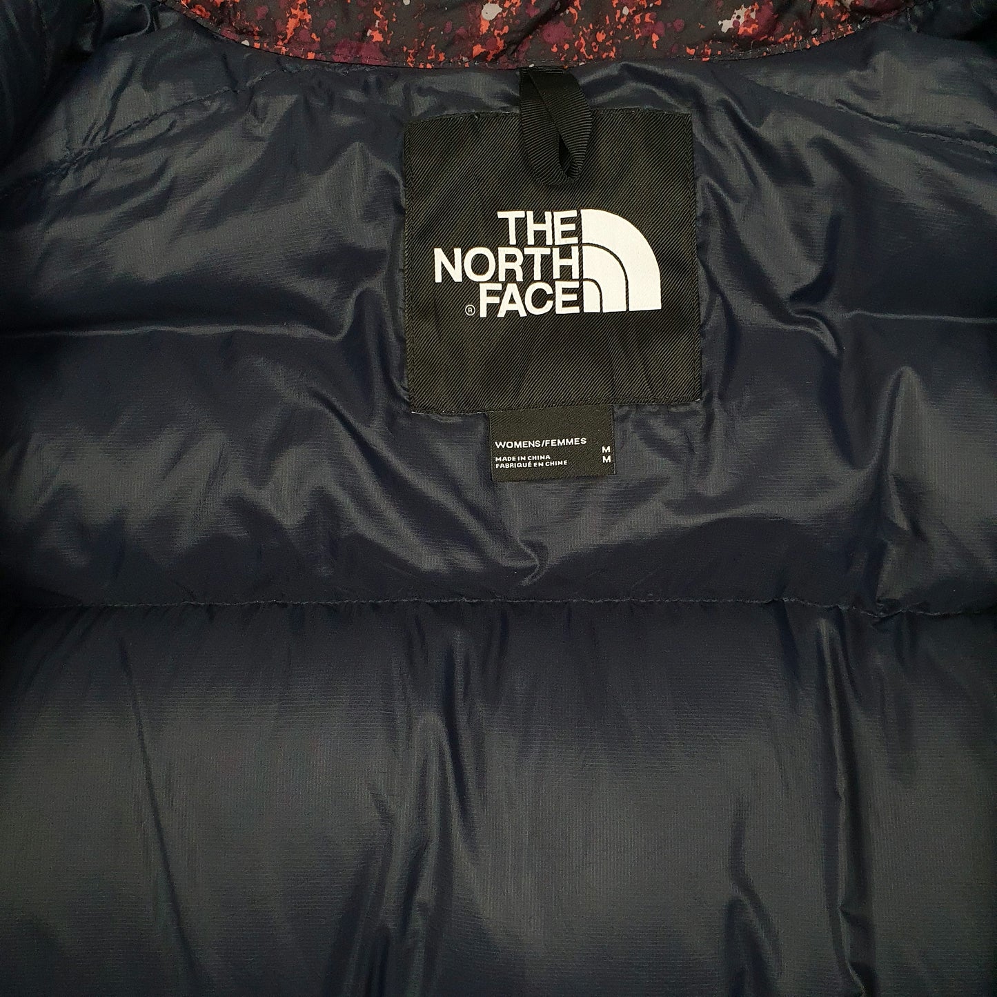 Womens Black The North Face Nuptse Retro 1996 Cropped Hoodie Coat