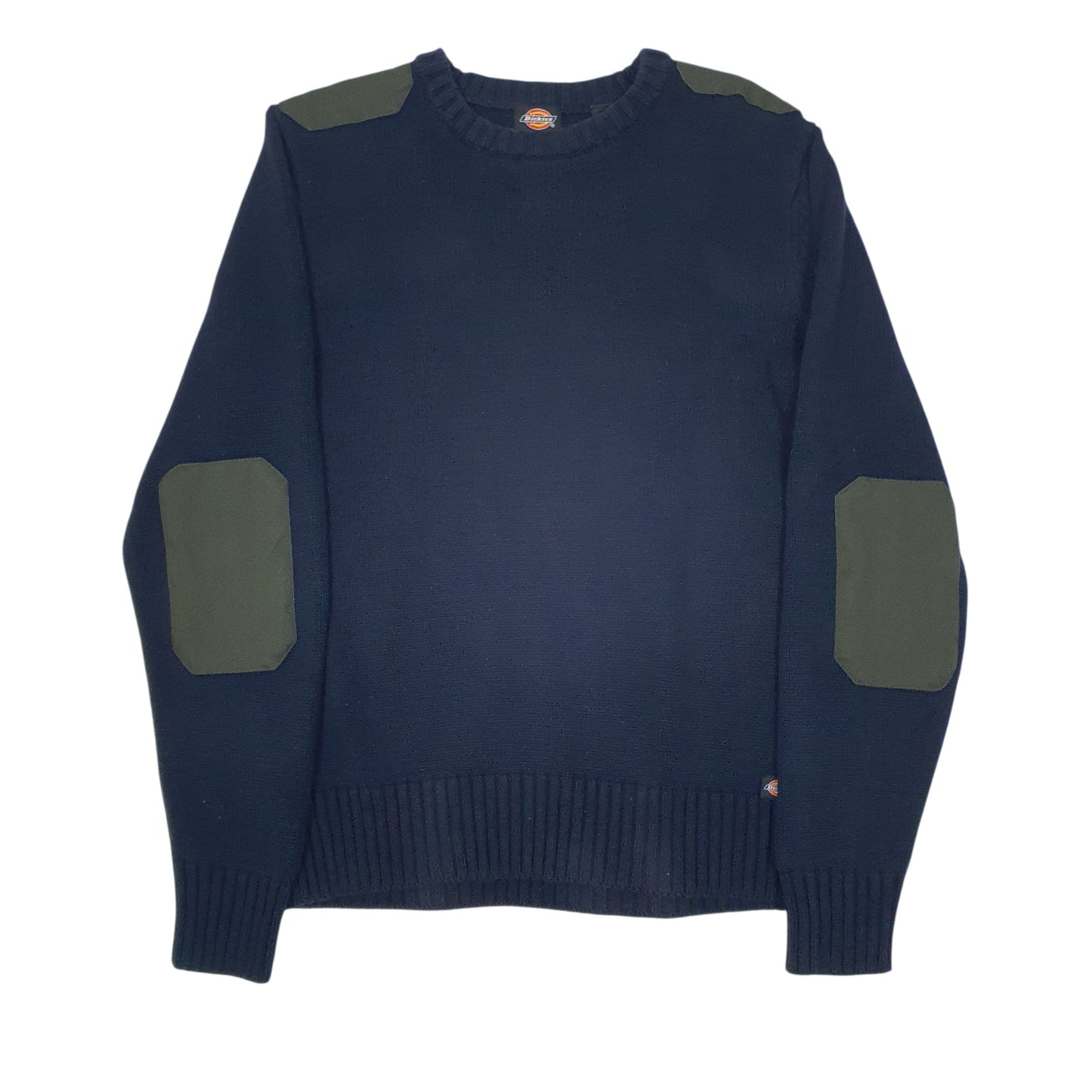 Mens Navy Dickies Knitwear Crewneck Jumper