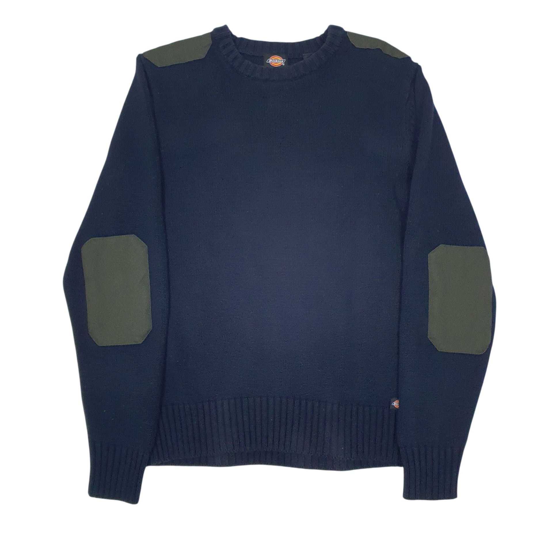 Mens Navy Dickies Knitwear Crewneck Jumper