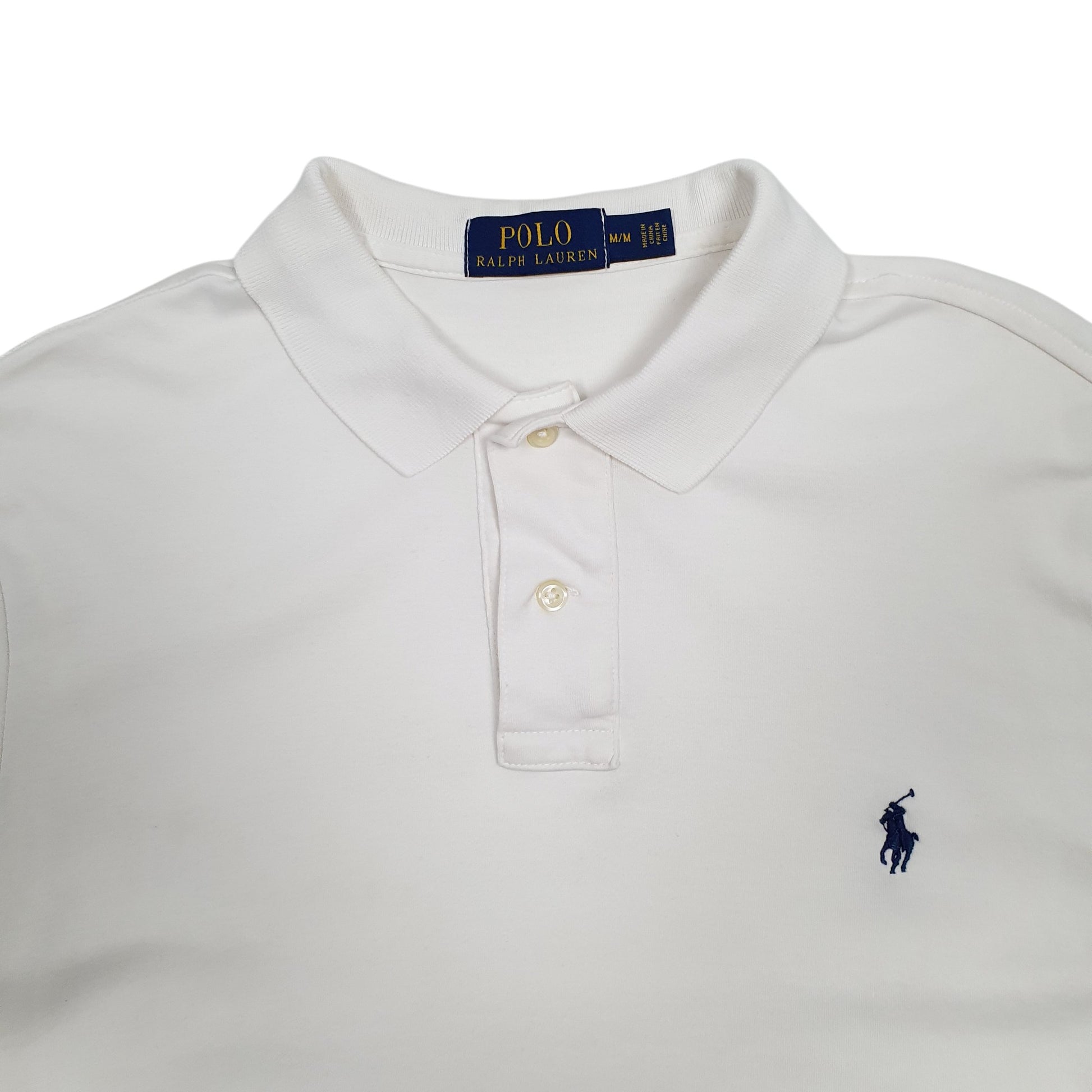 Mens White Polo Ralph Lauren   Polo Shirt