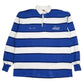 Mens Blue Barbarian Gaels Field Hockey Long Sleeve Polo Shirt