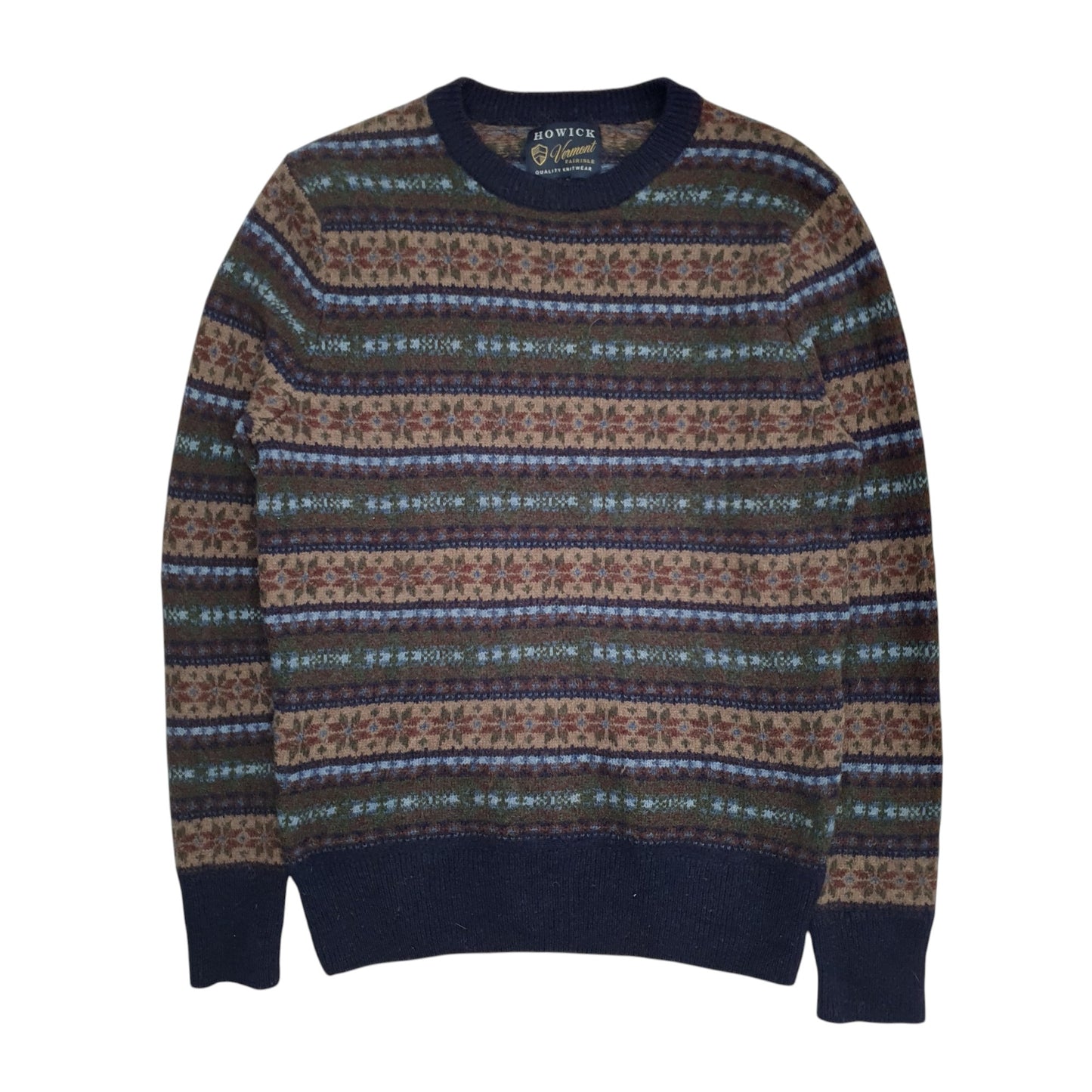 Mens Navy Howick  Crewneck Jumper