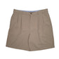 Mens Beige Tommy Hilfiger Golf Vintage 00s Double Pleated Chino Shorts