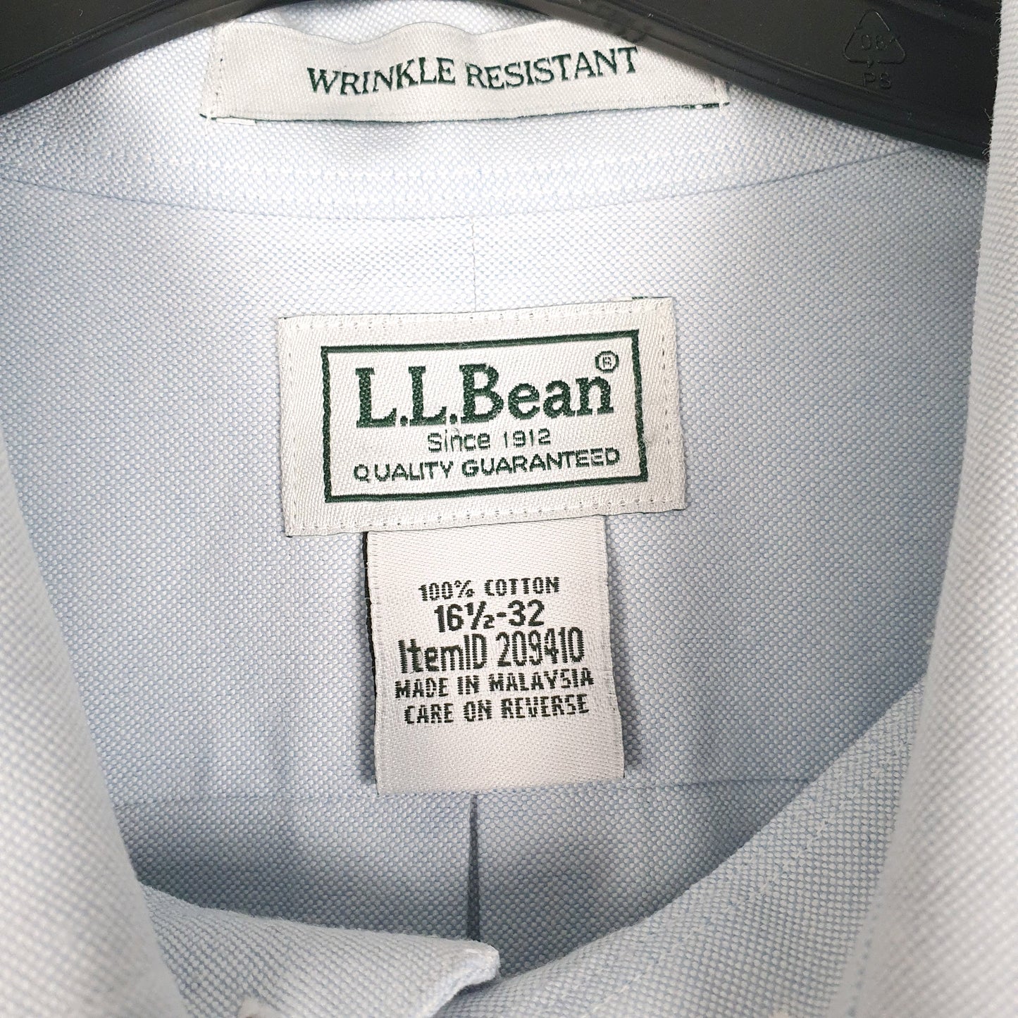 Mens Blue L.L.Bean   Shirt