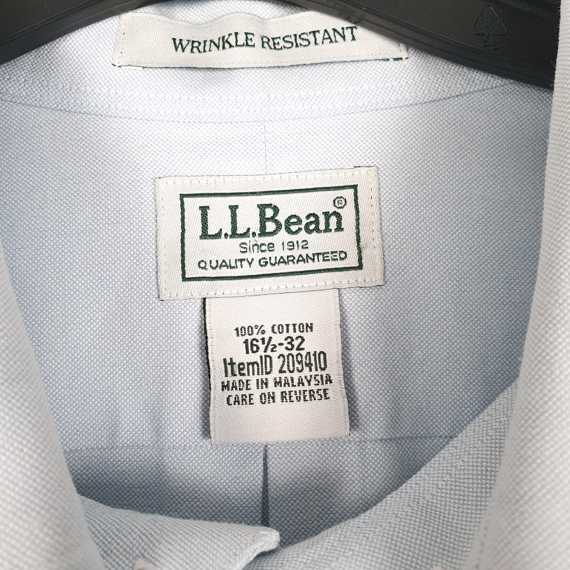 Mens Blue L.L.Bean   Shirt