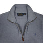 Mens Blue Polo Ralph Lauren  Quarter Zip Jumper