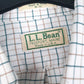 Mens White L.L.Bean Vintage 90s Made In USA  Shirt