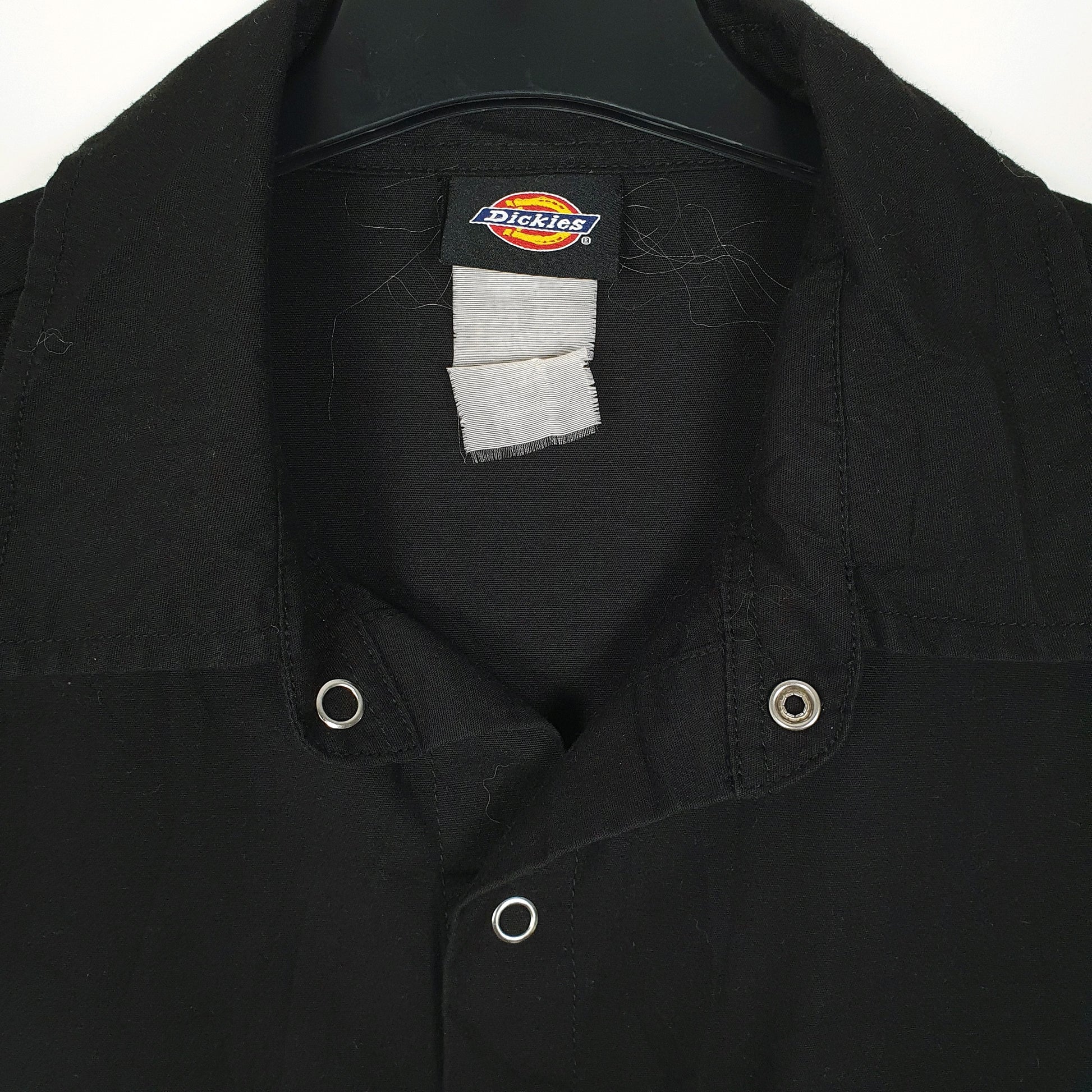 Mens Black Dickies   Shirt