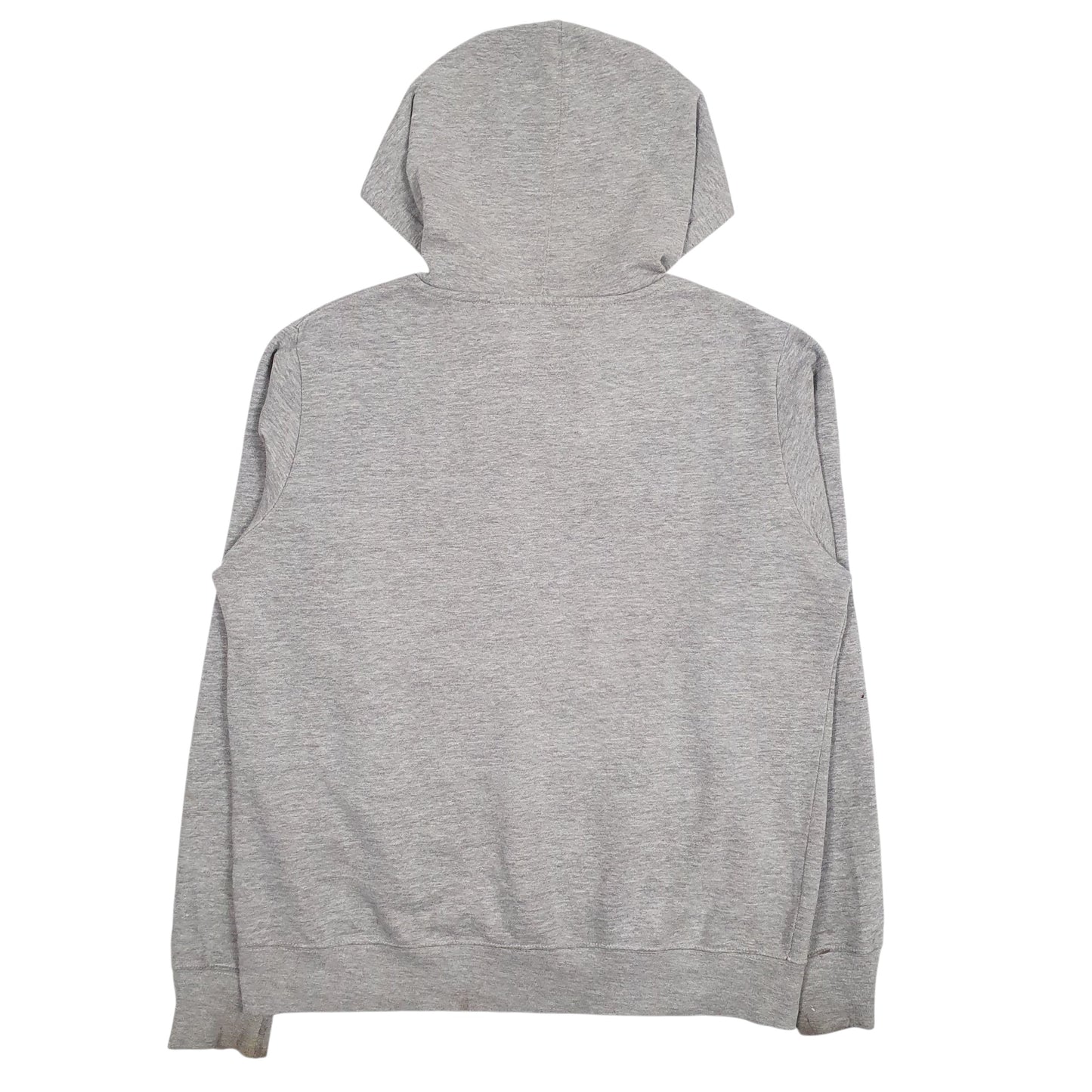 Mens Grey Champion Spellout Hoodie Jumper