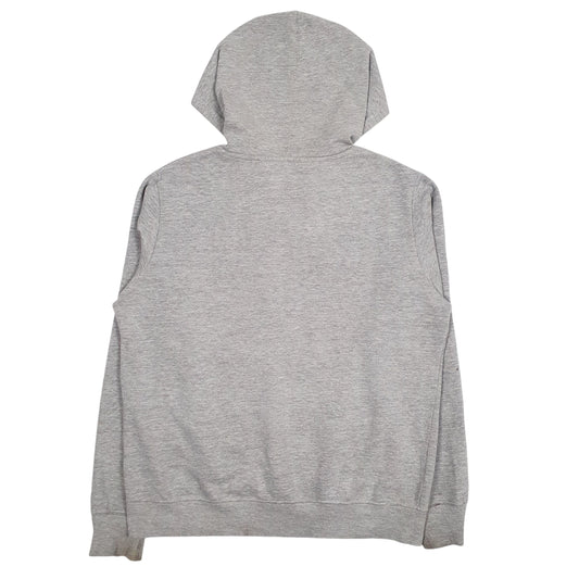 Mens Grey Champion Spellout Hoodie Jumper