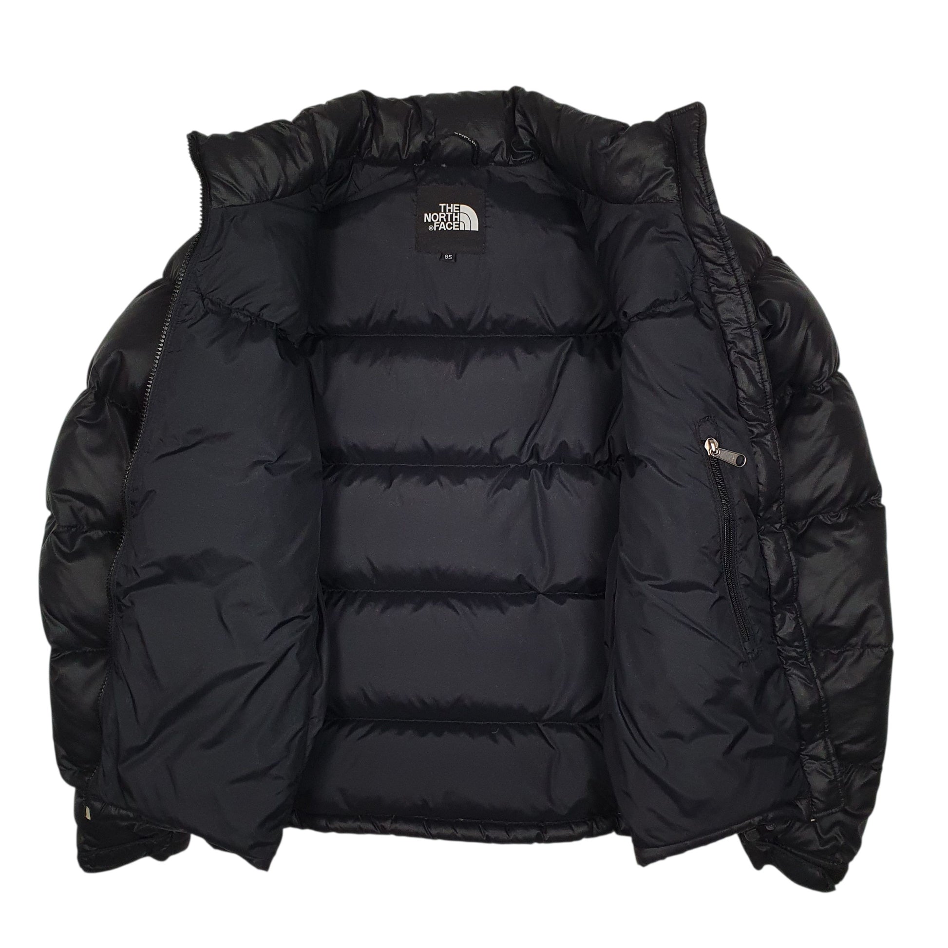 Womens Black The North Face Nuptse  Coat