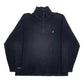 Mens Black Nautica  Quarter Zip Jumper