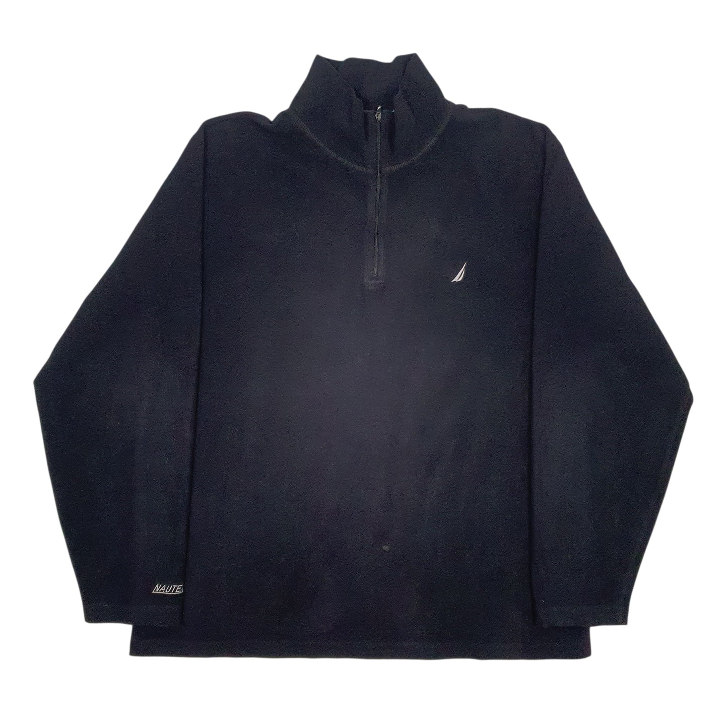 Mens Black Nautica  Quarter Zip Jumper