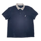 Mens Navy Nautica  Short Sleeve Polo Shirt
