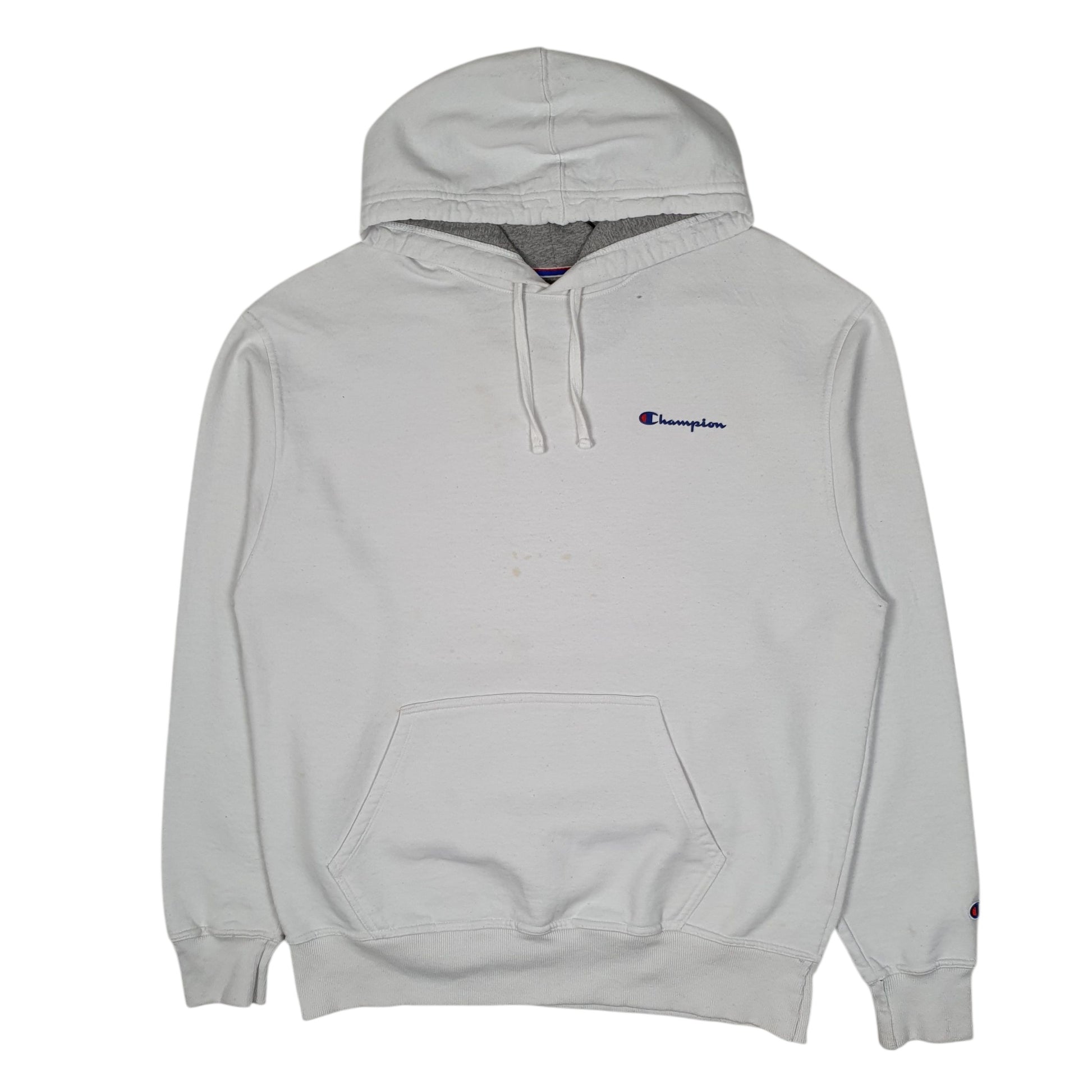 Mens White Champion  Hoodie Jumper