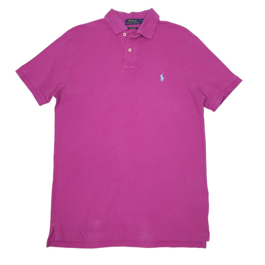 Mens Pink Polo Ralph Lauren  Short Sleeve Polo Shirt