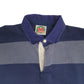 Mens Navy Barbarian Rugby Crewneck Polo Shirt