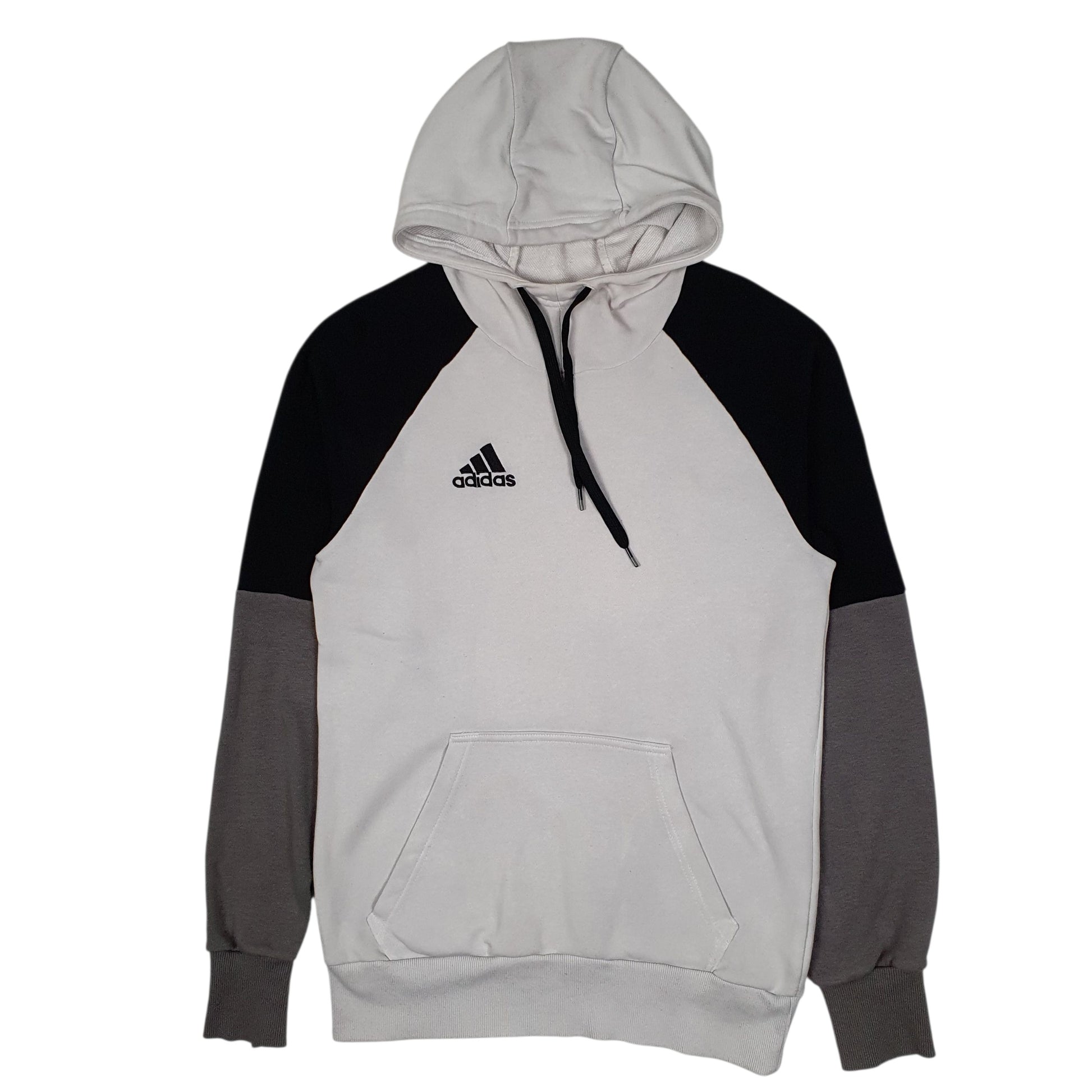 Mens White Adidas  Hoodie Jumper
