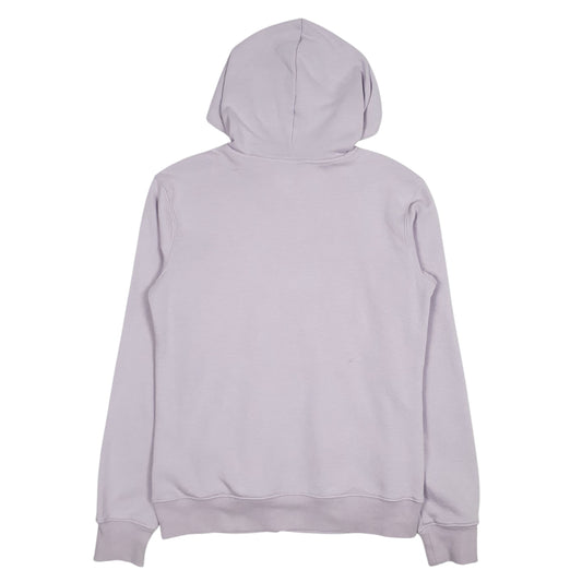 Womens Purple Adidas Spellout Hoodie Jumper