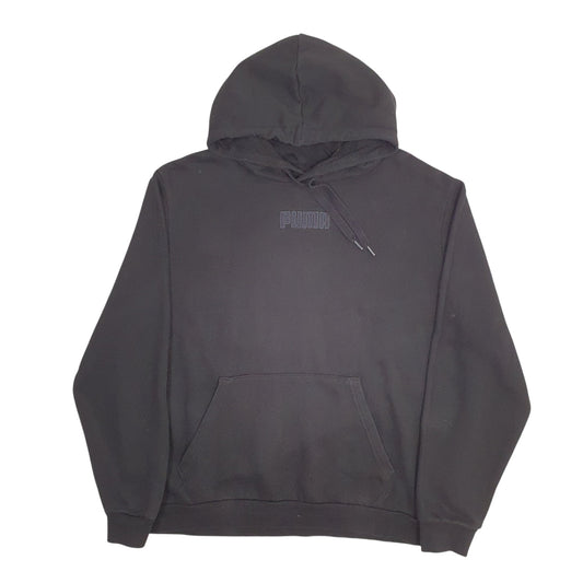 Mens Black Puma  Hoodie Jumper
