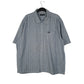 Mens Blue Fred Perry  Short Sleeve Shirt