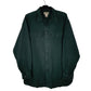 Mens Green L.L.Bean Thick Chamois Long Sleeve Shirt