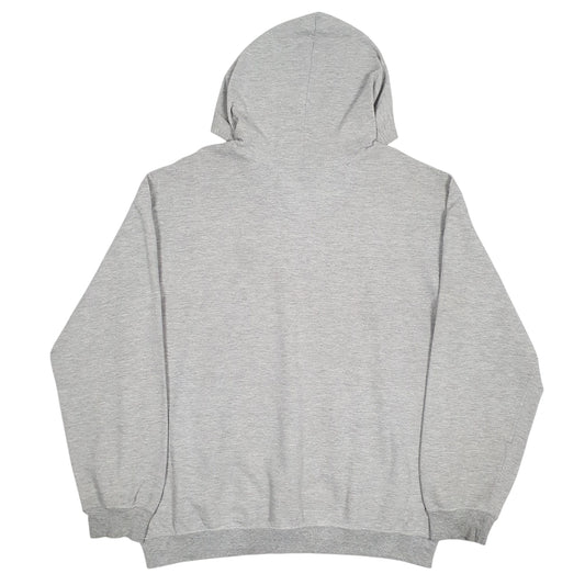 Mens Grey Adidas Spellout Hoodie Jumper