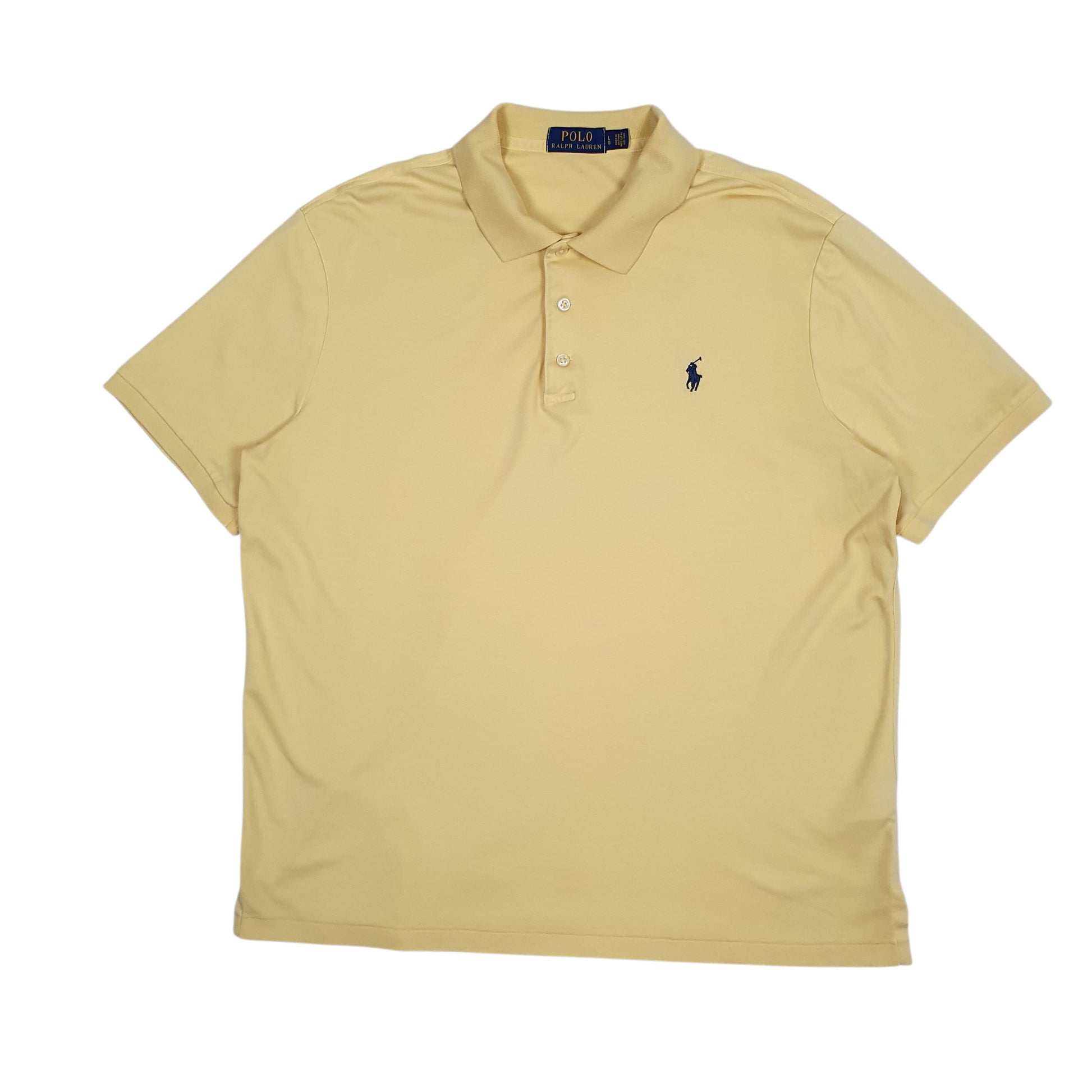 Mens Yellow Polo Ralph Lauren  Short Sleeve Polo Shirt