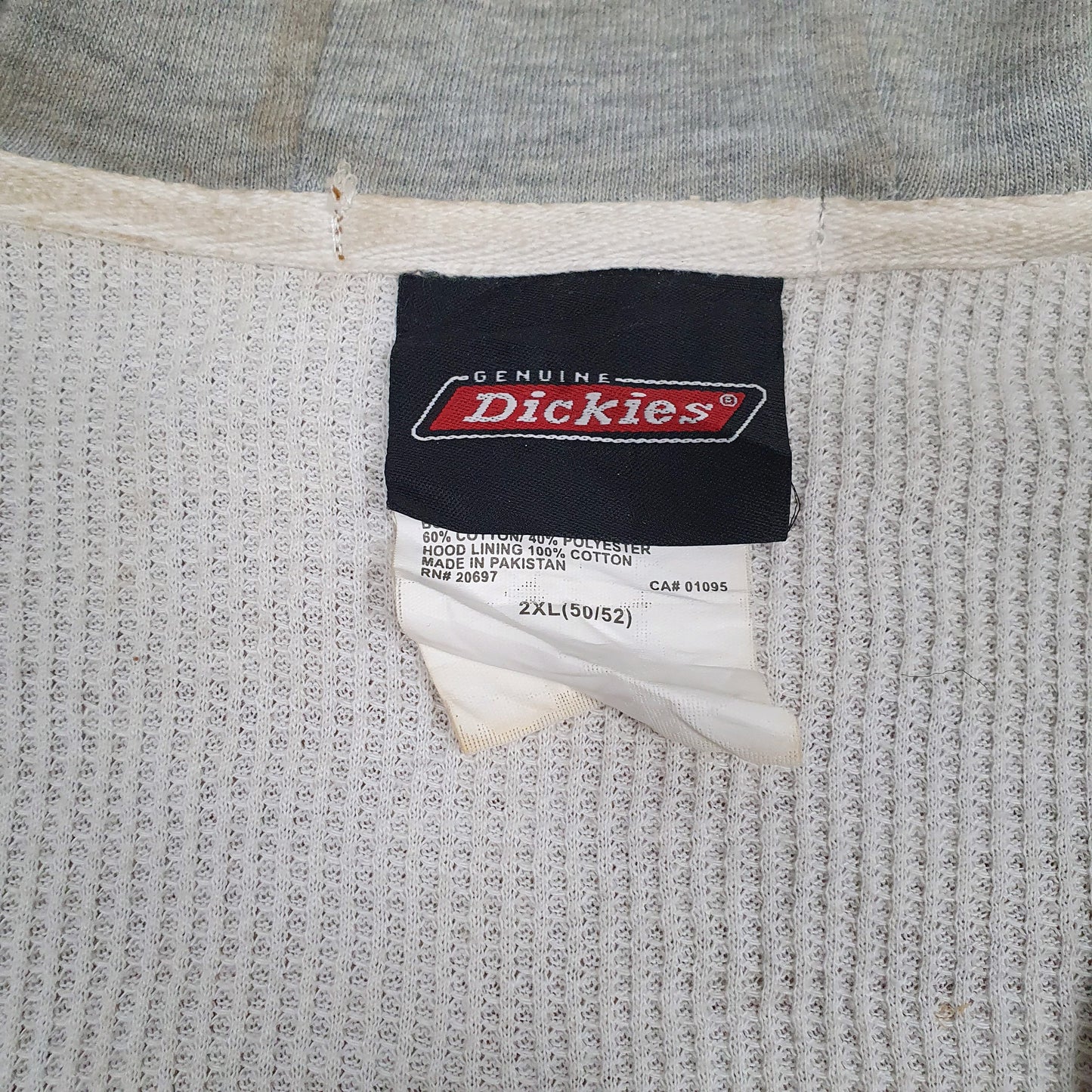 Mens Brown Dickies  Full Zip Jumper