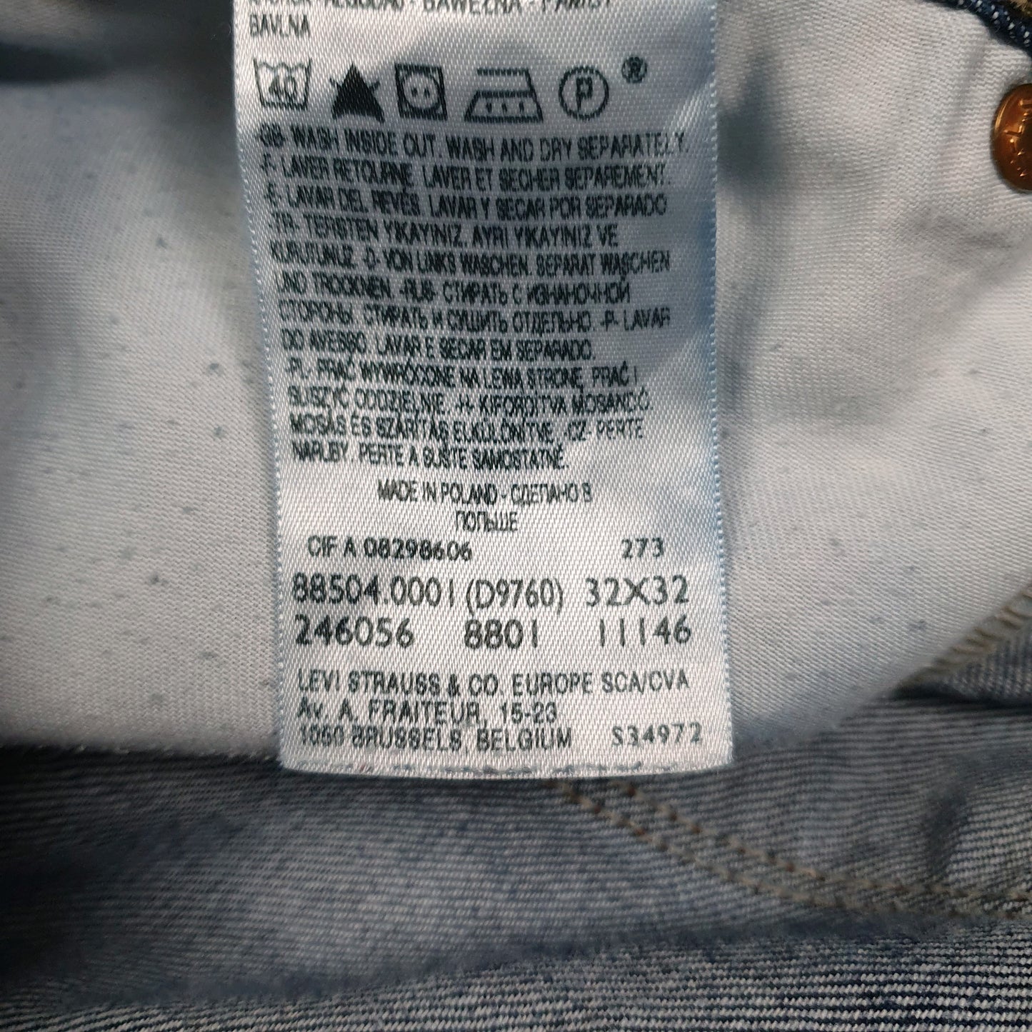 Mens Blue Levis   Jeans