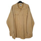 Mens Yellow L.L.Bean Chamois Long Sleeve Shirt