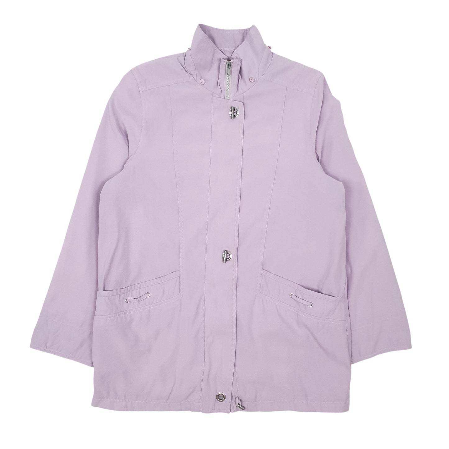 Womens Purple IFW  Crewneck Coat