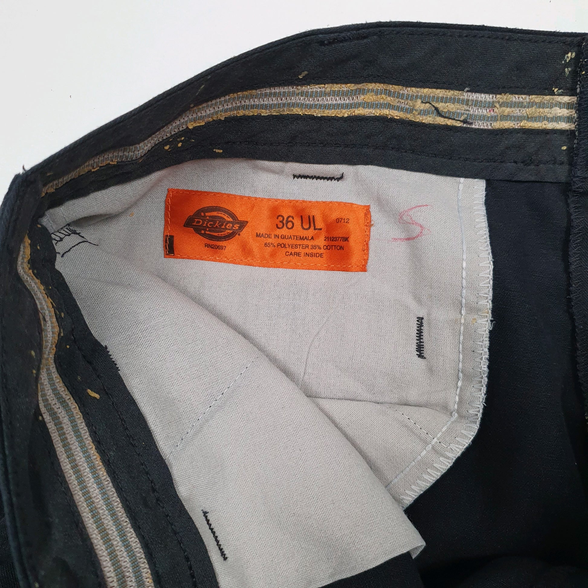 Mens Black Dickies   Shorts