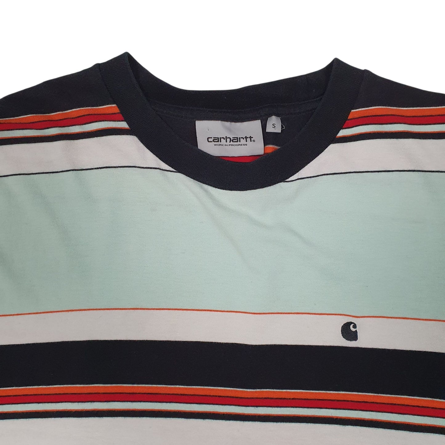 Mens Blue Carhartt   T Shirt