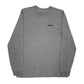 Mens Grey Patagonia  Long Sleeve T Shirt
