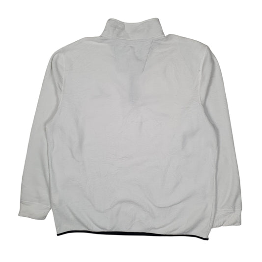 Mens White Nautica  Quarter Zip Jumper