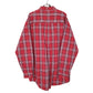 Mens Red Carhartt Plaid  Shirt