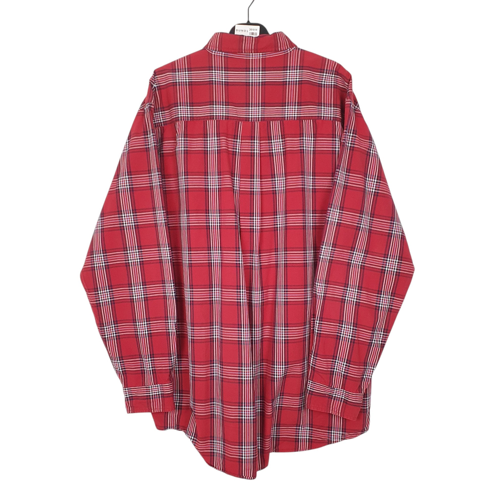Mens Red Carhartt Plaid  Shirt