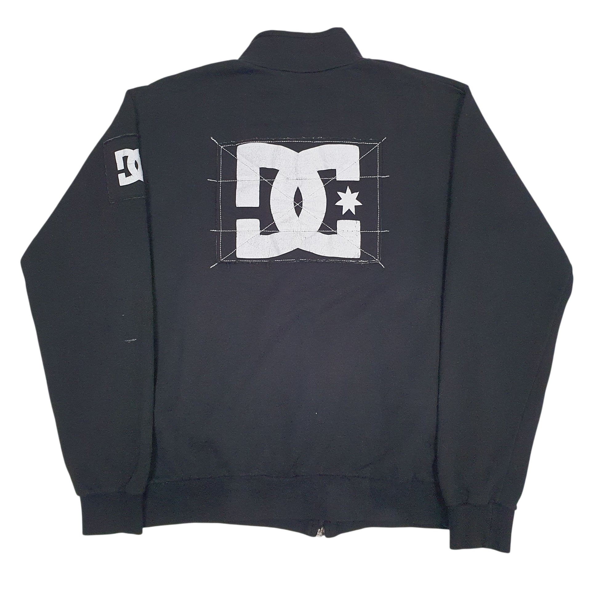 Womens Black DC  Full Zip Jumper