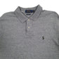 Mens Grey Polo Ralph Lauren Custom Slim Fit  Polo Shirt