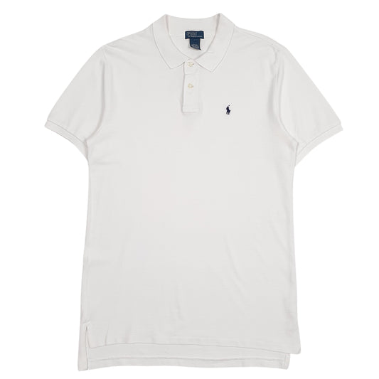 Mens White Polo Ralph Lauren  Short Sleeve Polo Shirt