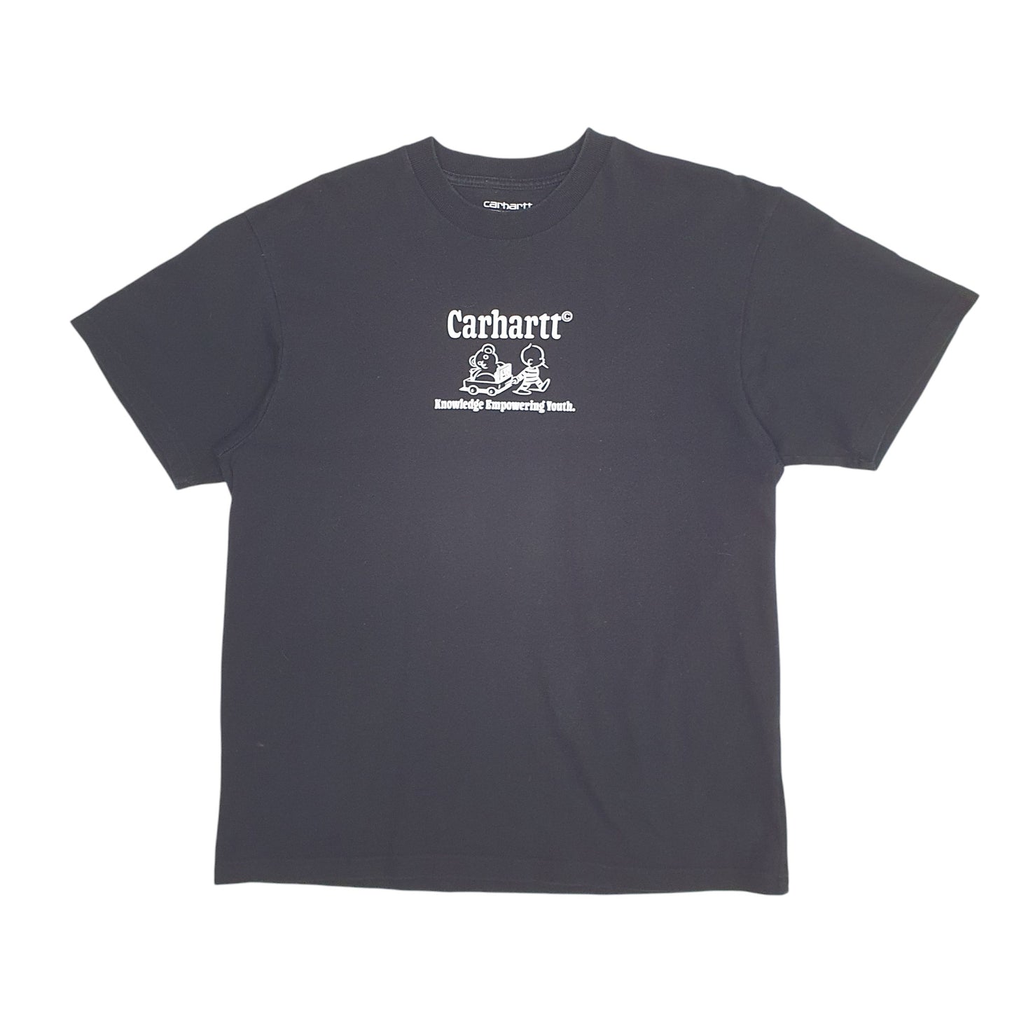 Mens Black Carhartt  Short Sleeve T Shirt