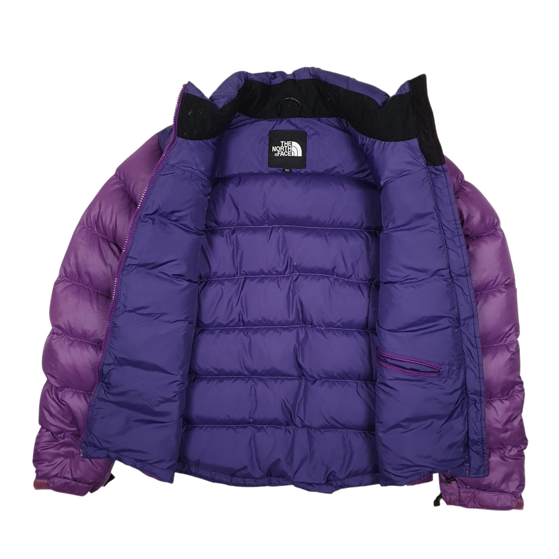 Womens Purple The North Face Nuptse  Coat