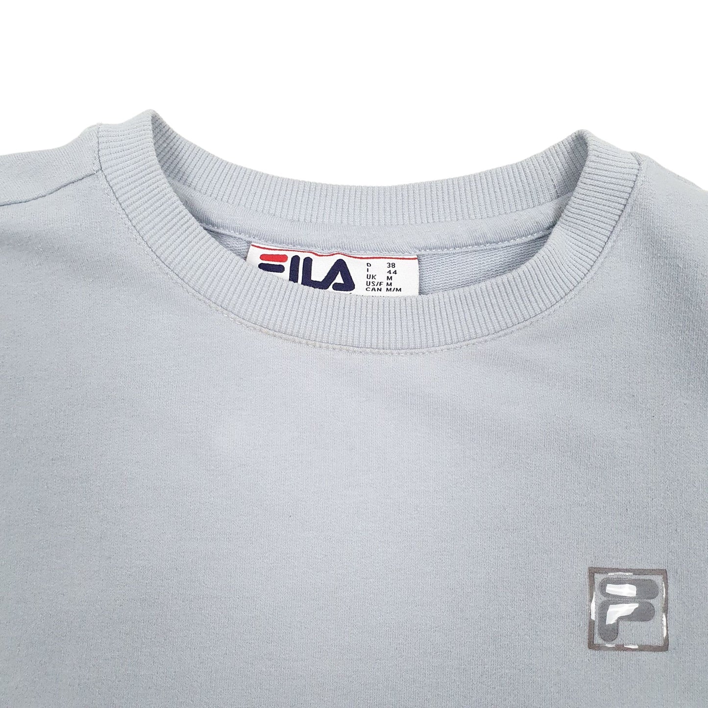 Womens Blue Fila  Crewneck Jumper