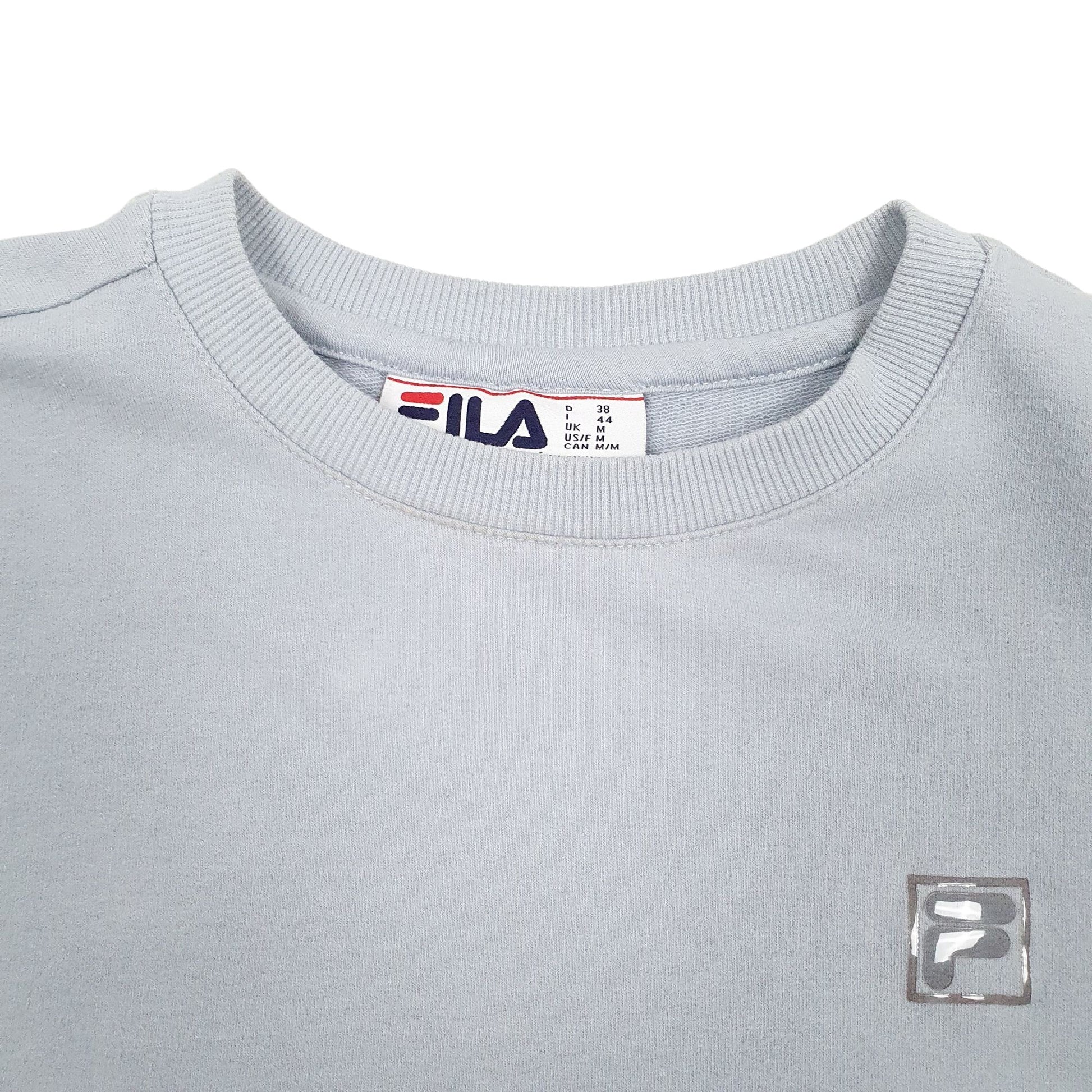 Womens Blue Fila  Crewneck Jumper