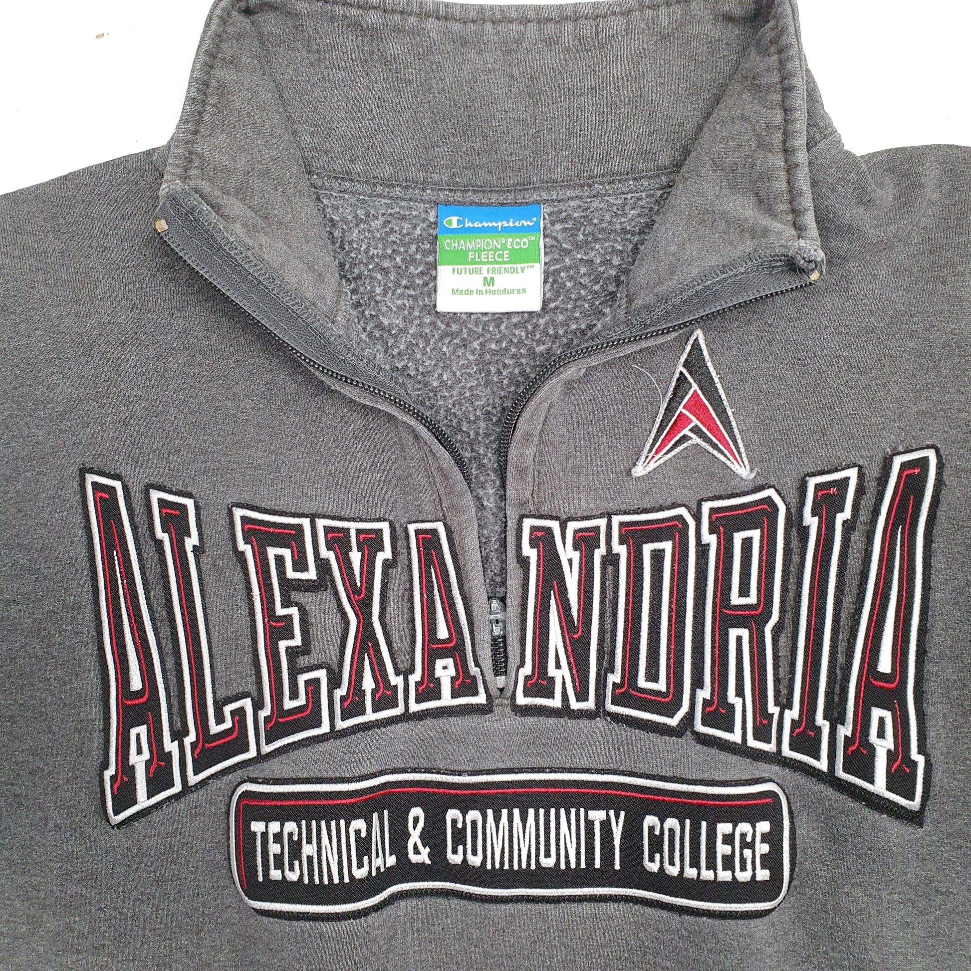 Mens Grey Champion Alexandria Quarter Zip Jumper