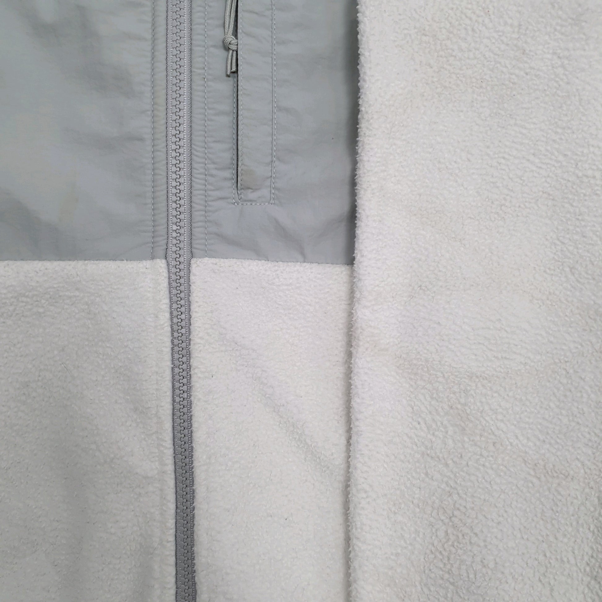 Womens White The North Face Denali Full Zip Jumper