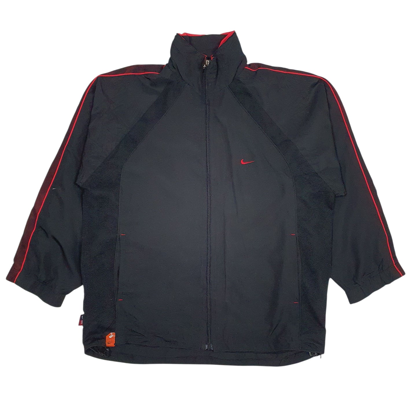 Mens Black Nike Clima Fit Vintage 00s Hoodie Coat